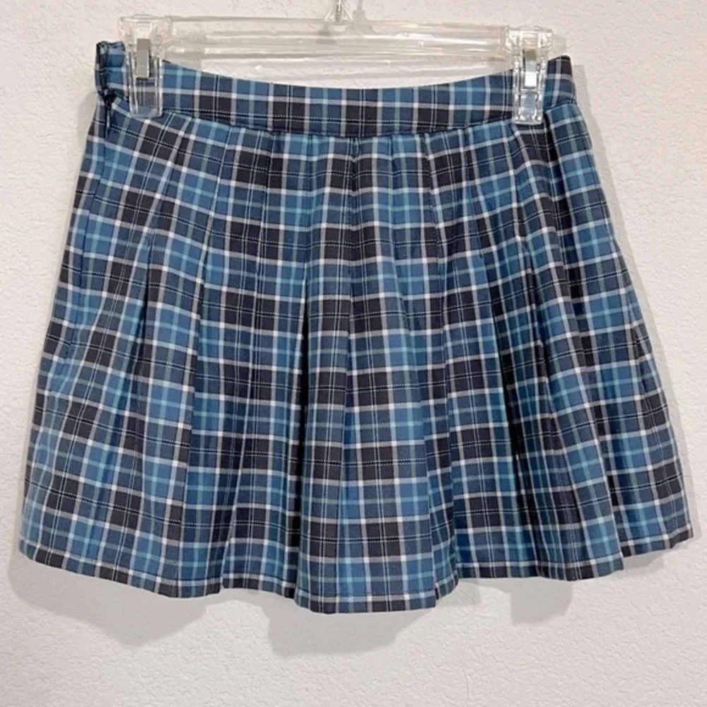 Aeropostale Plaid Pleated Micro Mini Skirt Size XS